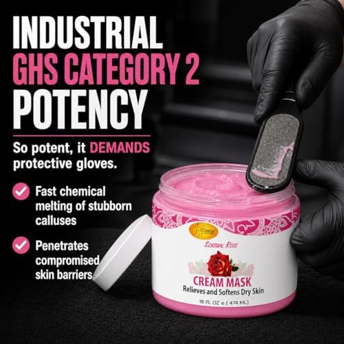 SPA REDI Professional Pedicure & Body Mask - A Concentrated Skin Repair Treatment So Potent, It Requires Gloves for a Visible Transformation on Tough Calluses and Severely Cracked Heels 16 Oz - Image 2