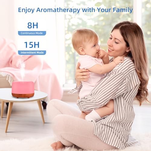 SPLITSKY 300ml Aromatherapy Diffuser with Remote Control and Auto Shut-Off - Image 4