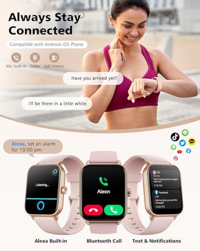 Smart Watches for Women, 1.85" Alexa Smart Watch for Android Phones/iPhones - Image 2