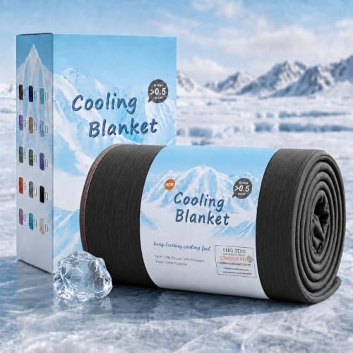 Topcee Cooling Blanket Twin 60"x90" for Hot Sleepers Summer Blanket by Topcee%E2%80%94ForYourGoodSleep