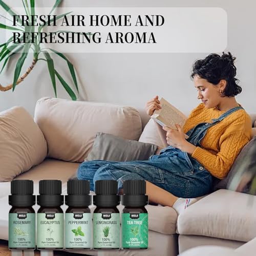 Essential Oils Set Top 12 Aromatherapy-Essential Oils for Diffuser for Home,Air Freshening Diffuser Oils Scents for Aromatherapy,Laundry,Candle&Soap Making,Humidifiers 12 X 5ML - Image 4