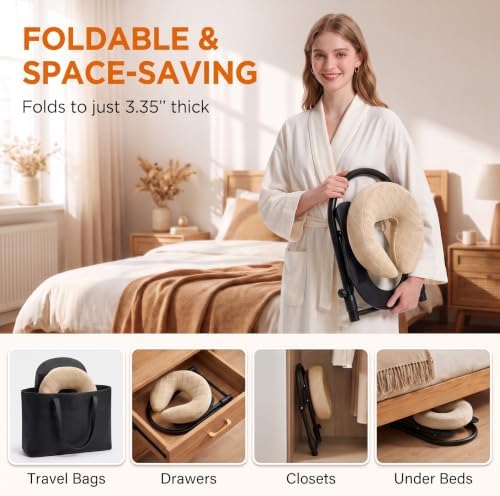 Massage Headrest for Bed, Face Down Massage Pillow & Face Cradle - Image 6