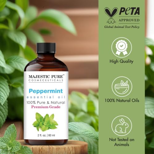 Majestic Pure Peppermint Essential Oil for Diffuser - 2 Fl Oz - Image 3