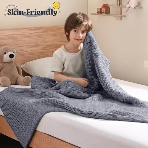 Guohaoi Knitted Weighted Blanket for Adults, 36"x48" 3lbs Full/Queen Size - Image 2