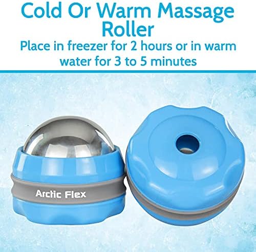 Arctic Flex Cold Massage Roller Ball (2 Pack) - Cryoball Massage Hand Ice - Image 6