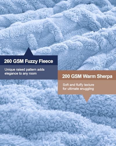 Ultra Soft Sherpa Weighted Blanket for Adults, 60"x80" 15lbs Heavy Blankets - Image 4