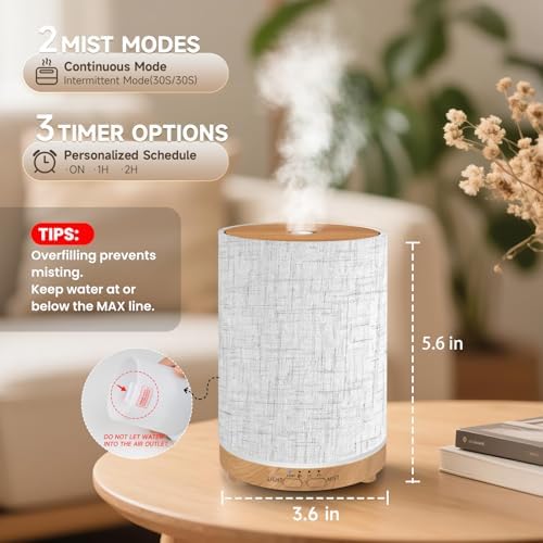 URPOWER 100mL Essential Oil Diffuser Scent Diffusers Oil Machine for Home - Image 3