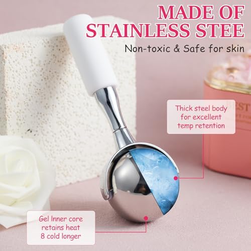 360° Rotating Ice Globes for Face & Eyes,Cryo Sticks Facial Skin Care Tools - Image 4