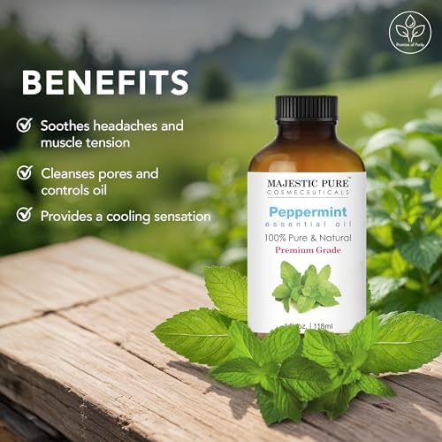 Majestic Pure Peppermint Essential Oil for Diffuser - 4 Fl Oz (Pack of 2) - Image 7