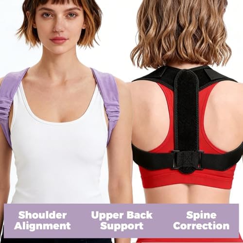 2PCS Posture Corrector Set,Nighttime Posture Brace Sleeping and Adjustable Back Straps For Posture,Unisex,Provides Soft and Comfortable Back Support,Effectively Relieves Pain - Image 5