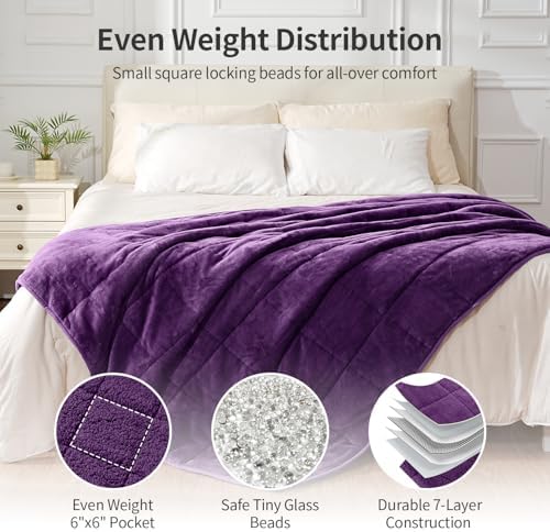 Uttermara Weighted Blankets for Adults King Size, 15lbs 80x87 inches - Image 6
