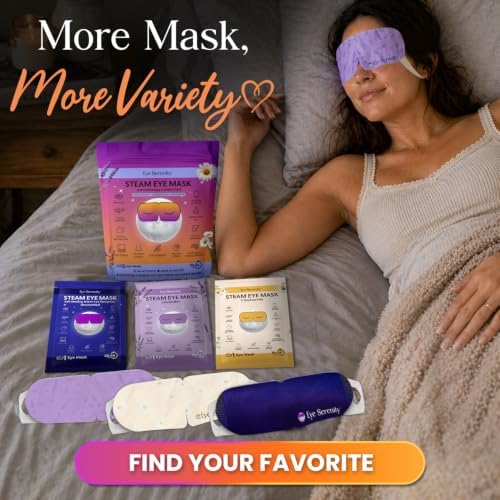 Eye Serenity Steam Eye Mask, Heated Eye Mask Fast Relief for Stye, Variety - Image 5