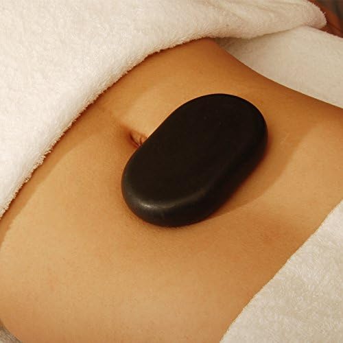 Master Massage Extra Large Flat Ovular Basalt Massage Stones – 4-Piece Set (4.5" x 3" x 1.1") for Professional Therapy and Relaxation - Image 3