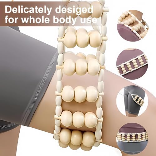 3 Pcs Wood Therapy Massage Tools Sets, Maderoterapia Body Sculpting Kit for Lymphatic Drainage, Gua Sha for Muscle Relief, Anti-Cellulite & Body Shaping - Image 7