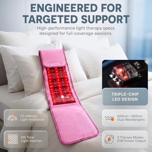 Lifepro Allevared Red Light Therapy Belt -105 Triple Chip LED Belt - Image 5