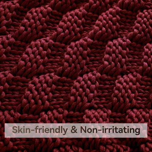 Knitted Weighted Blanket for Adult, No Beads Heavy Blanket 36"x48" 5lbs - Image 4