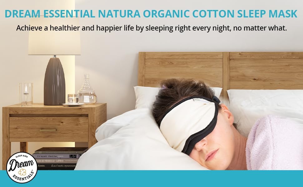 Dream Essentials® Natura Organic Sleep Mask (Cinnamon Frost) - Image 7
