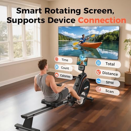 YOSUDA PRO Magnetic Rowing Machine for Home Use-Foldable Rower with 400lbs Weight Capacity and 16 Level Resistance - Image 5