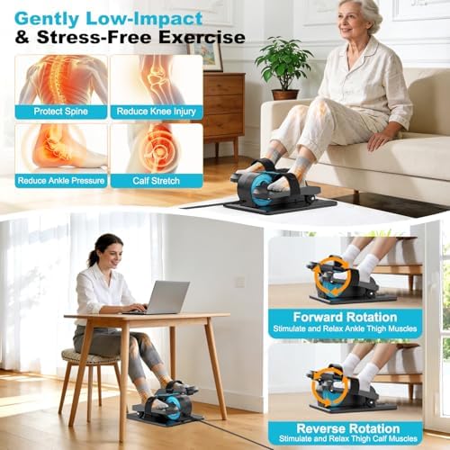 TDH Under Desk Elliptical Machine Leg Exerciser Electric - Image 3