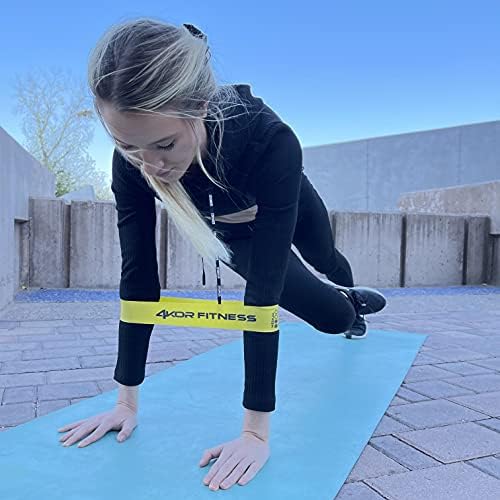 4KOR Fitness Resistance Loop Band Set, Perfect for Crossfit, Yoga, Physical Therapy, and Booty Building - Image 7