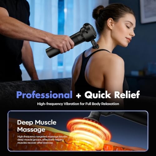 Handheld Deep Tissue Massage Gun with Vibration - Image 2
