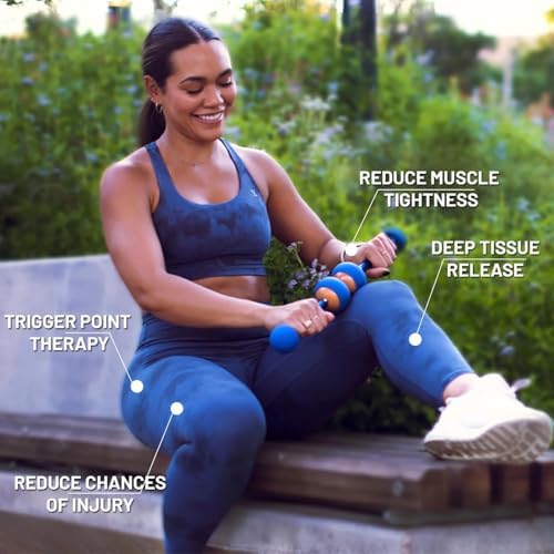 MOBO Deep Tissue Muscle Roller Stick for Back, Leg Recovery Massage Roller - Image 4