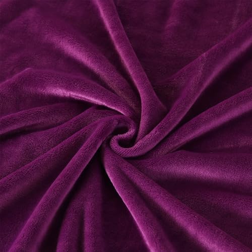 TASTHROW Purple Throw Blanket 60x80 Inches - Image 5