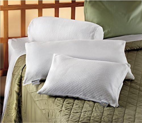 Bucky Millet Filled, Bed Pillow and Pillow Cover, Bolster Cover (6.5 x 16"), White - Image 3