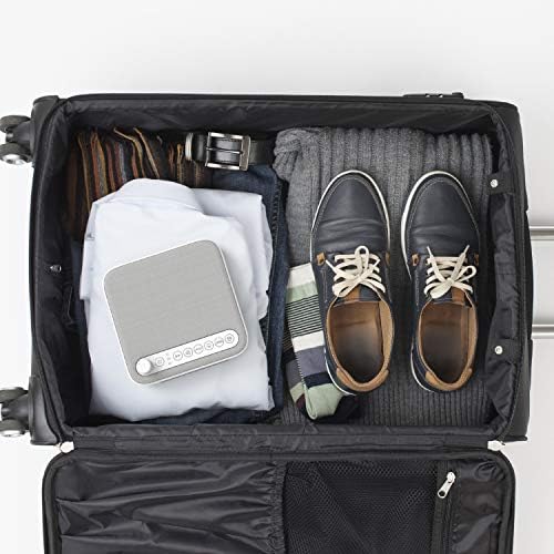 Pure Enrichment Wave Premium Sleep Sound Machine with USB Charger - Seamless Looping with 6 Soothing All-Natural Sounds, & Auto-Off Timer - Easily Portable for Travel (White) Patented Design - Image 4