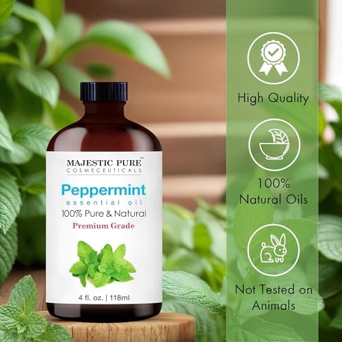 Majestic Pure Peppermint Essential Oil for Diffuser - 4 Fl Oz - Image 2