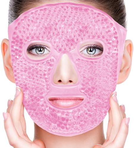 Cold Face Eye Masks Ice Face Mask Hot Cold Compress by CONBELLA