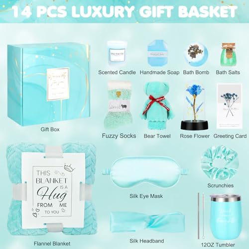Hangerspace Birthday Gifts for Women, Relaxing Spa Self Care Gift Baskets - Image 2