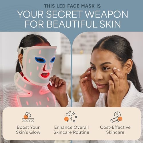 LifePro Revitaglow Red Light Therapy Mask - Triple Chip LED Face Mask - Image 2
