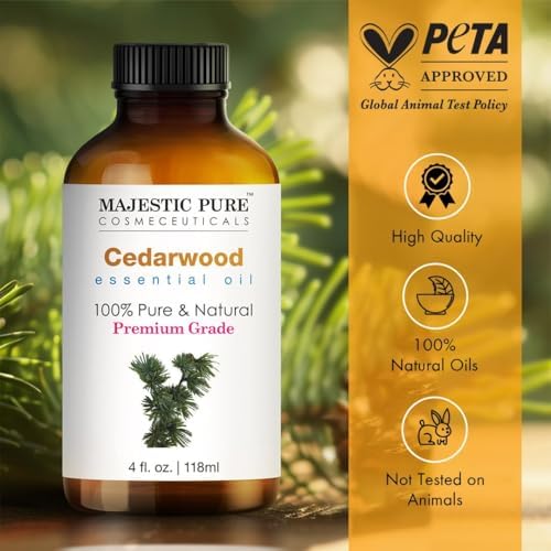 Majestic Pure Cedarwood Essential Oil for Diffuser - 4 Fl Oz - Image 6