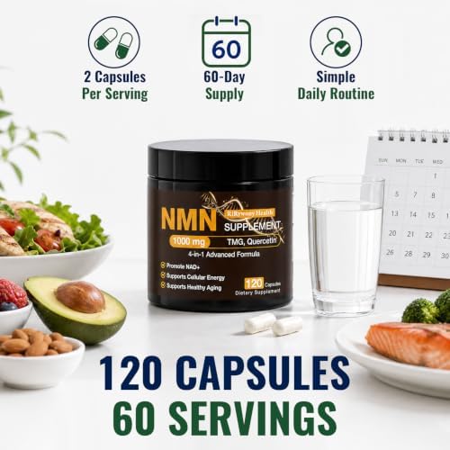 NMN Supplement 1000mg Total Active Complex – 4-in-1 NAD Supplement - Image 3