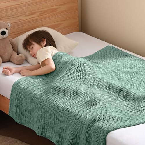 Guohaoi Knitted Weighted Blanket for Adults, 50"x60" 5lbs Full/Queen Size by GuohuoiHomeKitchen