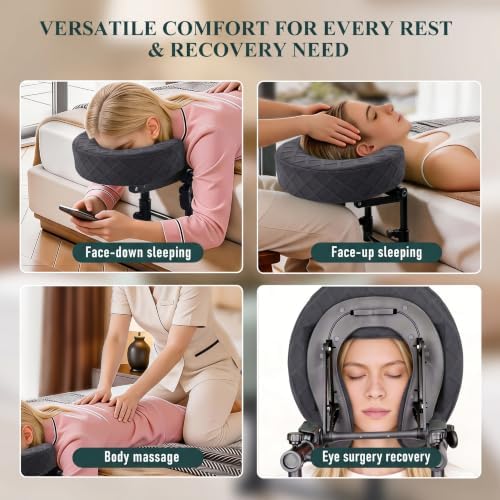 Massage Headrest for Bed, Face Down Massage Pillow & Face Cradle - Image 3