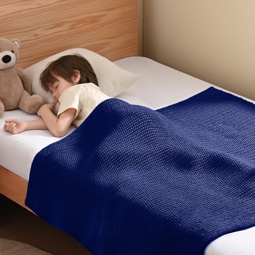 Guohaoi Knitted Weighted Blanket for Adults, 40"x60" 7lbs Full/Queen Size by GuohuoiHomeKitchen