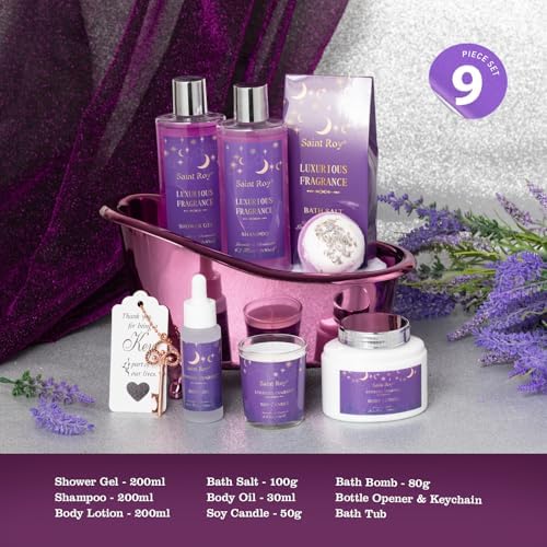 Spa Gift Basket Bath Spa Kit Spa Gifts for Women, Bath and Body Baskets Set - Image 2