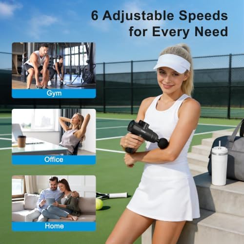 LEERCON Massage Gun Deep Tissue, Mini Muscle Massager Gun for Pain Relief - Image 3