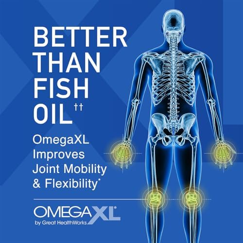 OmegaXL Joint Support Supplement - Natural Muscle/Immune Support, 60 Softgels (2 Pack) & VitaminXL D3 High Potency Daily Vitamin D 5000 IU 125mcg Supplement (30 Softgels) - Image 5