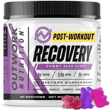 Outwork Nutrition Post Workout Recovery Powder (Gummy Bear Burst) by OutworkNutrition