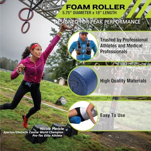 Pro-Tec Athletics Foam Roller, Deep Tissue Massage Roller for Recovery, Therapy, Flexibility, Circulation, and Muscle Release - Image 2