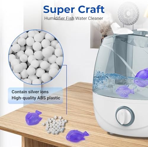 Humidifier Cleaning Fish for Humidifiers and Fish Tanks, Purple, 12 Pack - Image 2