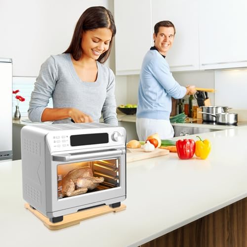 360°Rolling Tray Bamboo Appliance Slider for Breville Espresso Machine - Image 5