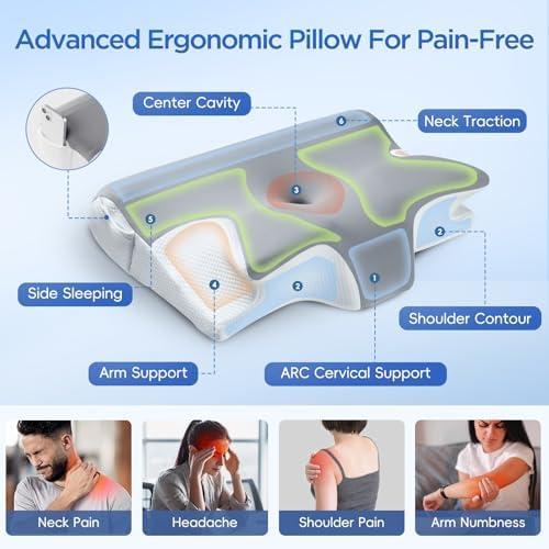 Ergonomic Cervical Neck Pillow for Neck Pain Relief - Image 3