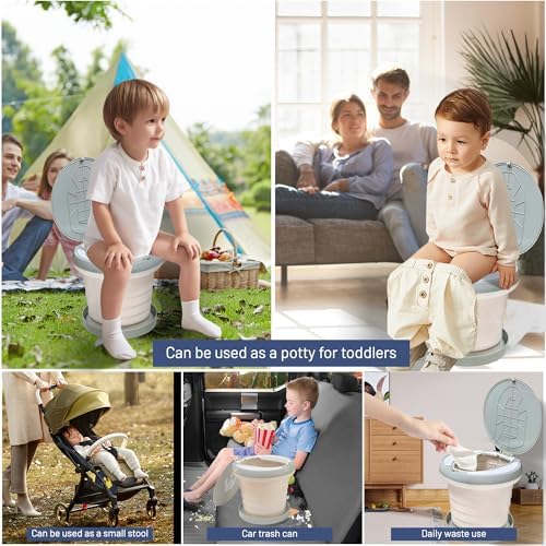 Portable Potty for Toddler,Travel Potty Seat for Toddler,Travel Toilet Kids - Image 6