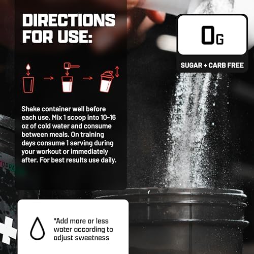 Nutrex Research EAA Hydration | EAAs + BCAAs Powder | Muscle Recovery, Strength, Muscle Building, Endurance | 8G Essential Amino Acids + Electrolytes | Blood Orange Flavor 30 Serving - Image 5