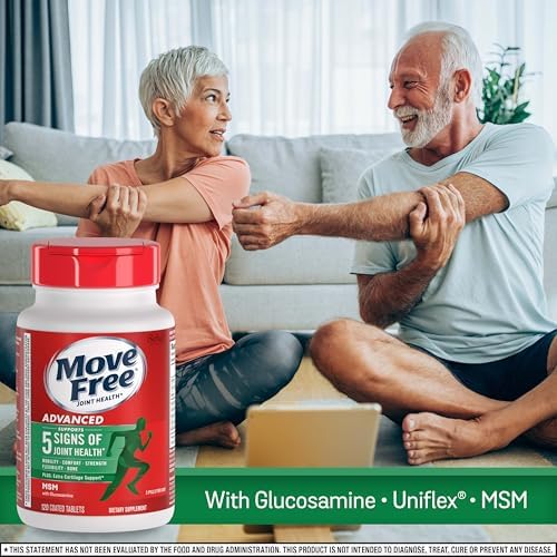 Move Free Advanced Joint Support, Glucosamine, Chondroitin + MSM - 3x120 ct - Image 2