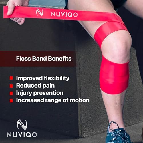 Muscle Floss Bands (Pack of 2) - Compression Bands - Mobility and Recovery Bands for Improving Movement, Increasing Circulation & Reducing Soreness - Image 3